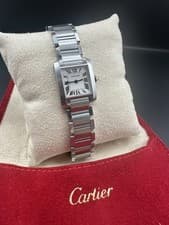 Cartier Tank Francaise 2384 W51008Q3 Stainless Steel 20MM Ladies' Quartz Watch