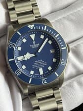 TUDOR Pelagos Blue Titanium Bracelet Watch | Box and Papers 25600TB - April 26
