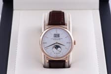 A. Lange & Söhne Saxonia Moon Phase Rose Gold 40mm Box/Papers 384.032 Sohne