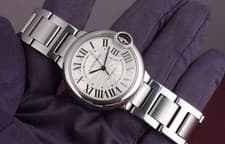 Cartier Ballon Bleu 36mm 3284 Steel Silver Dial Automatic W6920046 Full Set 2019
