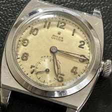 [1940s ROLEX] Viceroy Antique Dial Silver Watch