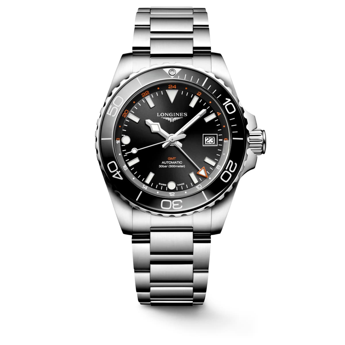 Longines Hydroconquest GMT 300 M Diver's 41 MM Automatic Watch L37904566