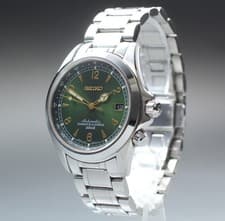 Near MINT Seiko Alpinist 6R15-00E0 SARB017 Green Automatic Men's Watch JAPAN