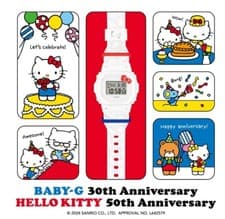 Hello Kitty Casio BABY-G BGD-565KT-7JR 50th Anniversary Watch Japan Cawaii