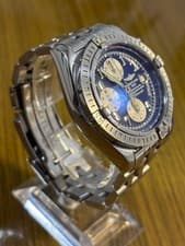 Breitling Chronomat Evolution A13356 Blue Dial Chronograph Watch