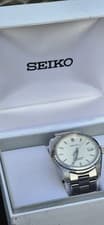 Seiko 6R15 00C0 Automatic Steel SARB035 SARB Rare White Bracelet Box
