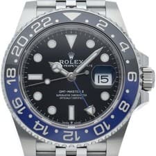 ROLEX GMT-Master II Watch Jubilee 126710BLNR Stainless Steel mensWatch black...