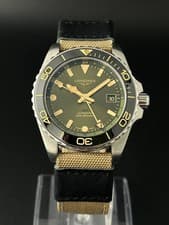 Longines Hydroconquest GMT Green Dial Men's Watch L3.790.4.06.2 Box Papers