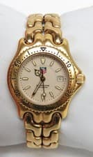 TAG HEUER PROFESSIONAL 200 WOMEN'S 30mm GOLD TONED STAINLESS WATCH WG 1330-0