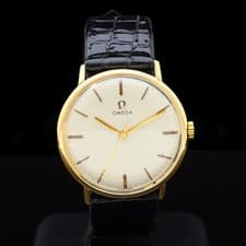 OMEGA 60s 18 Carats Roses Gold 1 5/16in Ref 131016 Manual Calibre 600 Serviced