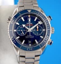 Mens Omega Seamaster Planet Ocean Titanium Chronograph watch 232.90.46.51.03.001
