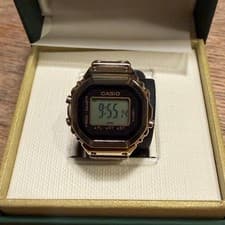 Casio Ring Watch CRW-001G-9JR Gold Used From Japan