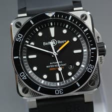 Bell & Ross BR 03-92-DIV Automatic Black Date Men's Watch 43mm JP N MINT*Box