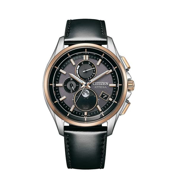 Citizen Attesa BY1004-17X Eco-Drive Radio Controlled Direct Flight Moon Phase