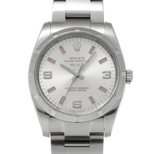 ROLEX Air-King 114210 Silver WATCH 716210