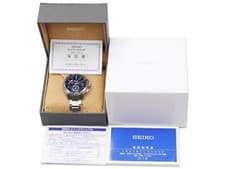 SEIKO SAGA179 Titanium Solar Radio Wave World Time Watch with Box