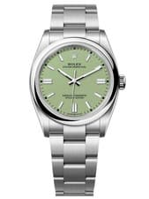 Rolex Oyster Perpetual 36mm Pistachio Dial Stainless Steel 126000 Automatic