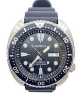 Seiko Prospex Diver Scuba 3rd Reissue Silver Rubber Watch