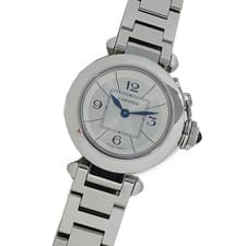 Cartier women's watch, Miss Pasha, quartz, stainless steel (SS), W3140007,