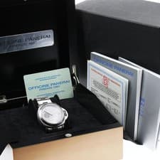 PANERAI LUMINOR MARINA PAM00091 44mm Titanium Gray Dial Automatic Date #C187