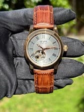 Gevril Madison Open Heart 2587  Beautiful, Elegant Men's Watch