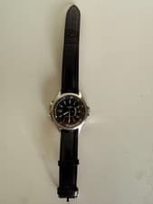 Hamilton H776152 Automatic GMT Watch Black Vintage Mens Analog Collectible