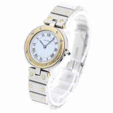 Cartier 84038288 Santos Round SM Quartz Ladies _949475
