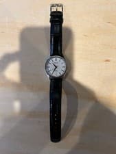 Seiko Roadmatic 5601-9000 Vintage Automatic Watch Non-Date Model Black Strap