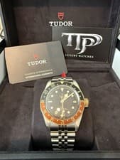 TUDOR Black Bay GMT Stainless Steel Bracelet Black Dial Two-Tone Bezel