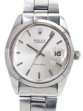 ROLEX Oyster Date Precision 6694 34mm Silver Dial Stainless Steel Plastic #T200