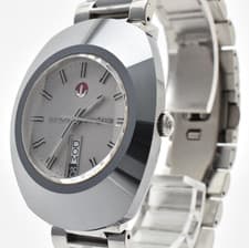 Vintage[NEAR MINT] RADO DiaStar 648.0408.3 35mm 11P Diamonds silver AT Men Watch