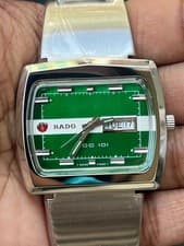 Vintage Rado NCC 101 Green Dial Automatic Men's Watch