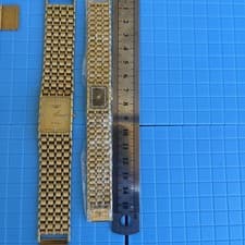 Longines chambre Fugui plaqué or quartz diamant couple montre fonction normale