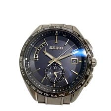 Seiko Brightz Quartz Dress Watch 8B63-0AA0 Titanium SAGA233 Unisex