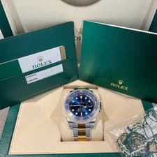 Rolex Submariner Blue Dial Two-tone Watch Official