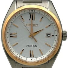 SEIKO Astron Origin SBXY034(7B72 0AD0) White Titanium Solar Men s Wristwatch