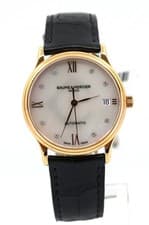Baume & Mercier Classima Rose Gold Mother of Pearl Diamond Watch M0A10077, S1367