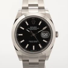Rolex Datejust 41 126300 SS SS AT black dial