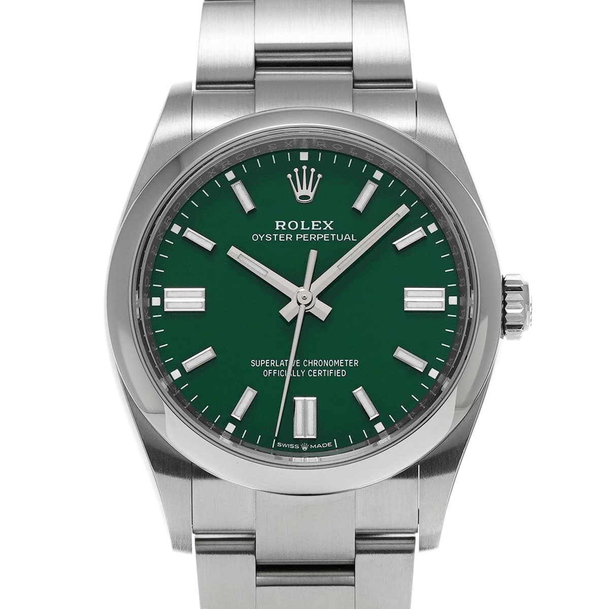 ROLEX Oyster Perpetual 36 126000 green WATCH 726141