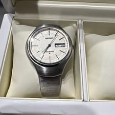 Seiko Quartz Watch Silver Men’s 36mm Vintage Pre-Owned Rare Classic