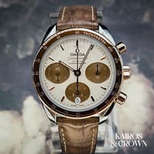 2025 Omega Speedmaster 38mm Two Tone Box Papers - 324.23.38.50.02.002