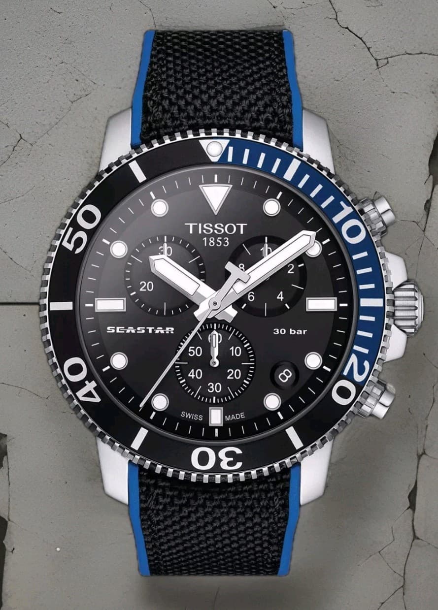 Tissot Seastar 1000 Chronograph Black Men's Watch T120.417.17.051.03