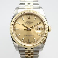 Rolex Datejust 36mm Men’s Watch 18K Gold & Steel Combination Official