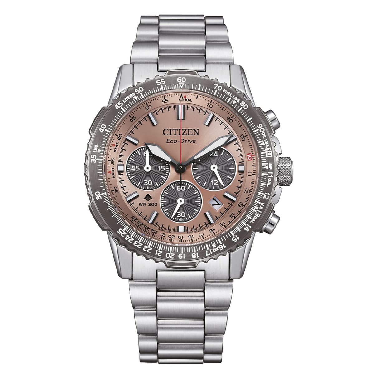 Citizen Watch Promaster Navihawk Chrono Eco Drive Salmon CA4664-60X