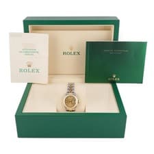 Rolex 69173 Lady-Datejust 26mm Champagne Dial Jubilee Bracelet Box & Papers 1990