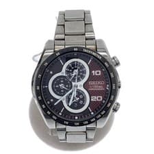 SEIKO quartz watch, analog, stainless steel, SLV 7t82-0AE0