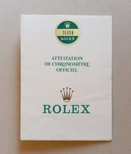 ROLEX Guarantee Warranty Booklet Paper Submariner 16808