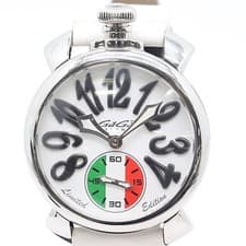 GAGA MILANO 047/299 Men Manual Working Dress Watch Authentic Rare Collectible