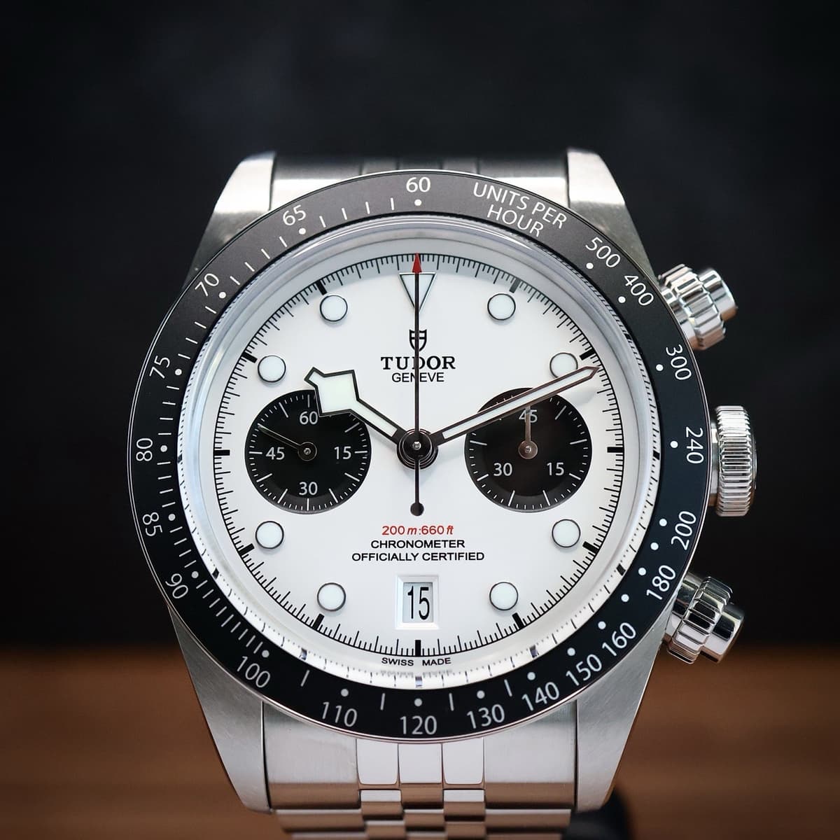 Tudor Black Bay Chrono “Panda” White Dial Jubilee | 79360N | 2025 Full Set, Mint