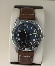 Longines Spirit Zulu Time Grey Dial Leather Strap Men's Watch L3.802.4.63.2